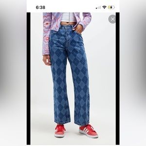 The Ragged Priest checkered jeans